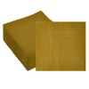 Ottin Solid Gold Paper Dinner Napkins 6.5'' Disposable Luncheon Napkins