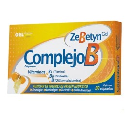 Complejo B Vitaminas B1, B6 Y B12 Caja Con 30 Cáp Gel Pharma 