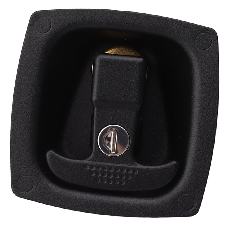 T Handle Door Latch 4x6mm Hole Spacing Zinc Alloy Folding