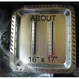 Char-Broil New! OEM 17 x 16" CHAR-BROIL Charcoal TRAY GAS2COAL Hybrid Grill Stainless Steel