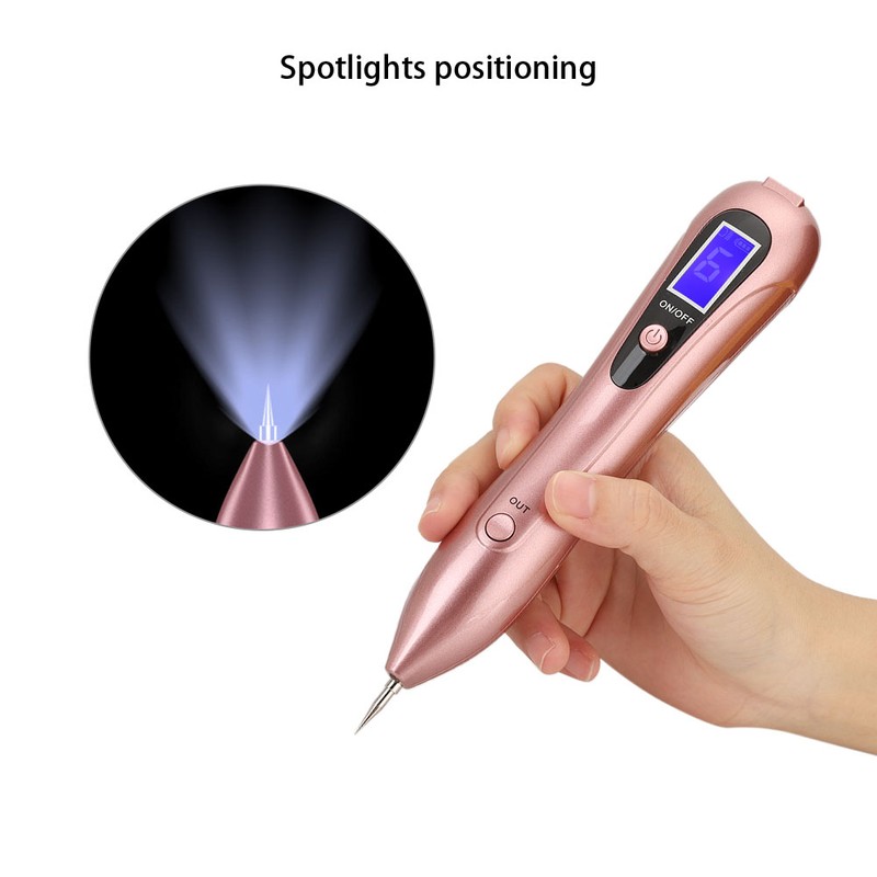 LED Freckle Skin Spots Mole Tattoo Removal Pen Beauty Skin