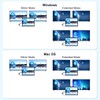 USB 3.0 to Dual Hdmi Adapter for 2 Monitors 1080p