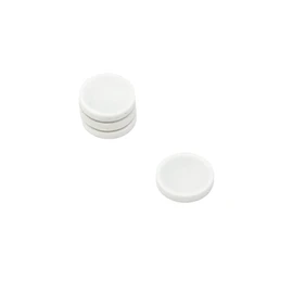 PTFE Coated N42 Neodymium Magnet for Arts, Crafts, Model Making, DIY, Hobbies, Office and Home - 21mm dia x 3.5mm thick - 1kg Pull - Pack of 4