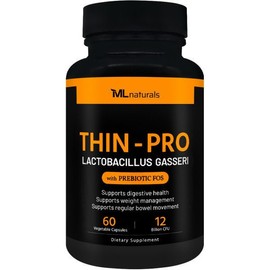 신제품 마이라이프 내추럴스 Thin-Pro 유산균 120억 CFU 락토바실러스 가세리 + FOS 60야채캡슐 NEW New My Life Naturals Thin-Pro Probiotics 12 Billion CFU Lactobacillus Gasseri + FOS 60 Vegetable Capsules NEW