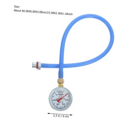 Mikinona Automotive Exhaust Back Pressure Tester Catalytic Clogging Detection Gauge Easy to Carry Portable and Sturdy Car Parts Tool