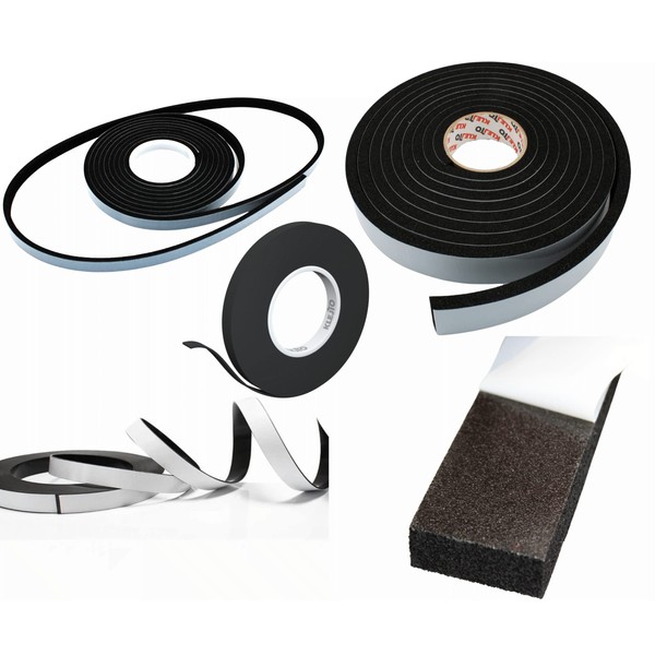 Foam Insulation Tape.Rubber Door,Window Seal for Insulation&Noise,Vibration Protection,Weatherproof,Against Dust,Air &