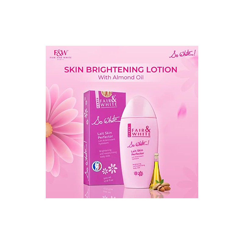 FAIR & WHITE SO WHITE LAIT SKIN PERFECTOR BRIGHTENING &