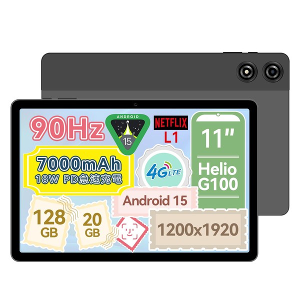 【Tablet 11 Inch SIM Free】BNCF Bpad 11 Android 15 Tablet,