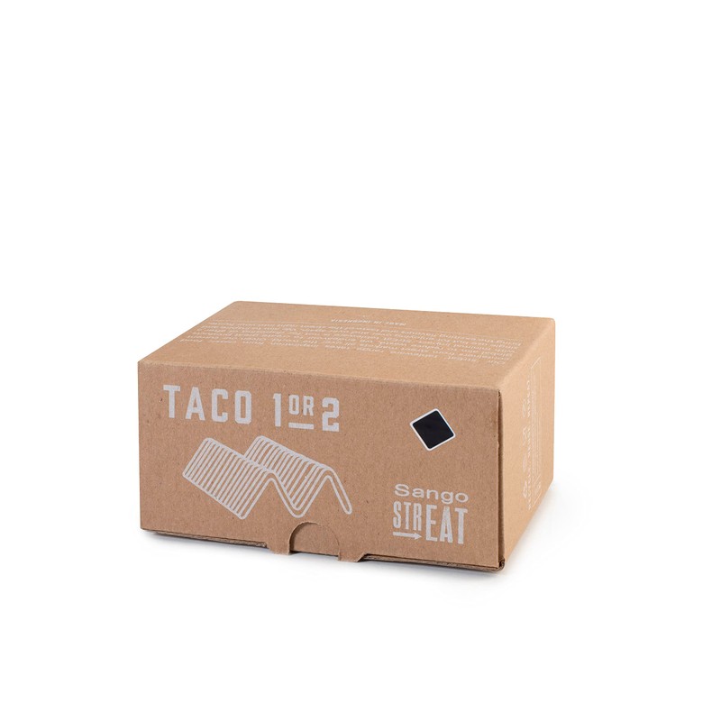 PT Streat Set 2 Porta Tacos in Stoneware Nero 1