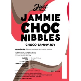 Just Treats Jammie Choc Nibbles (500g Share Bag)