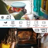 Luvan Glass Storage Containers with Lids, Set of 6 Round