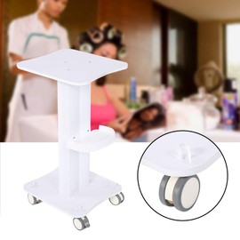 TOPINCN Beauty Salon Trolley Stand, ABS Rolling Cart Trolley Holder Stand with Wheels Rolling Cart Aluminum Alloy Stand Salon Instrument Table Portable Tattoo Workstation Stand Beauty Instrument Tray