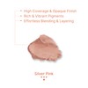 Art Whale Gouache Silver Pink Refills (50ml/1.7oz)|Intense Pigments, Easy Color