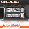 AXLAHA for 1994-1998 Chevy Silverado Headlights Assembly for 1994-1998 Chevy