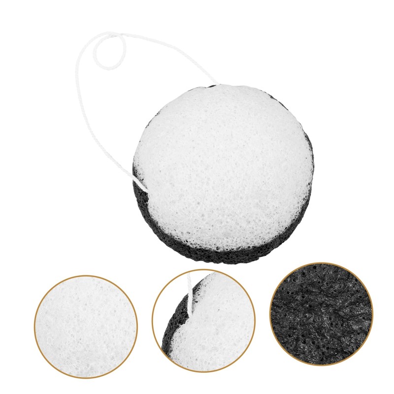 WOONEKY Face Cleansing Pad Dual-sided Exfoliating Scrub for Deep Cleansing