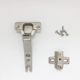 LIKERAINY 45 Degree Angle Hinges Diameter 35 mm without Damping Hinge for Polygonal Cabinet Door Pot Hinges for Kitchen Cabinet Wardrobe Furniture Pack of 4