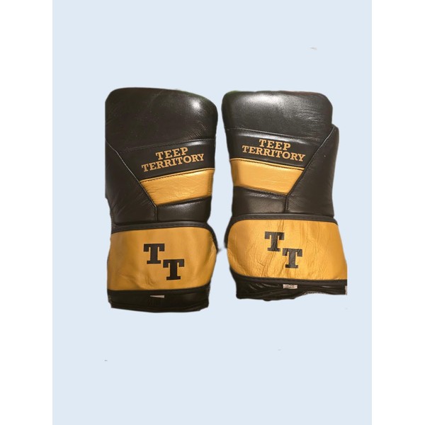 TT Boxing/Muay Thai Gloves- 16oz Black & Gold