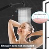 Midanya Round Rainfall Shower Head High Pressure Stainless Steel Waterfall