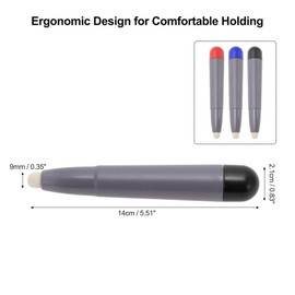 VOCOSTE 3pcs Interactive Whiteboard Pen, Pen Tablet for Whiteboard Multimedia Screen, Smartboard Pen, White Board Pens for Smartboards, Black Blue Red