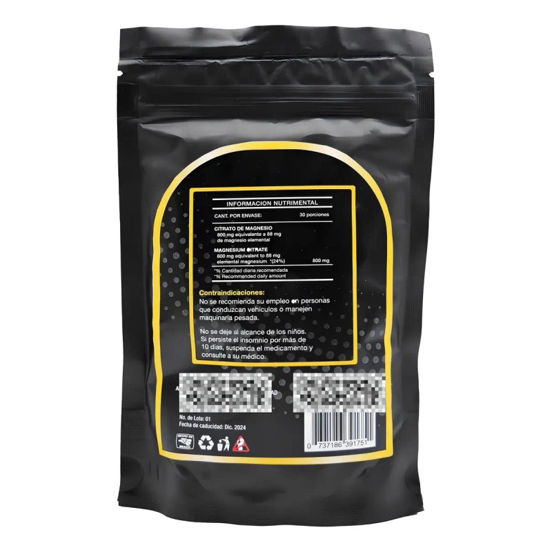 Citrato Magnesio Suplemento Polvo Joy Natura 150gr Sabor Naranja
