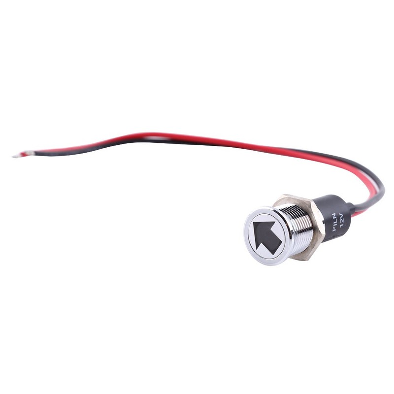 12 V 14 mm Metal Special Symbol Display LED Dashboard