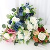 HOMENERGY Set of 6 Wedding Bridesmaid Bouquets - 7 Inch