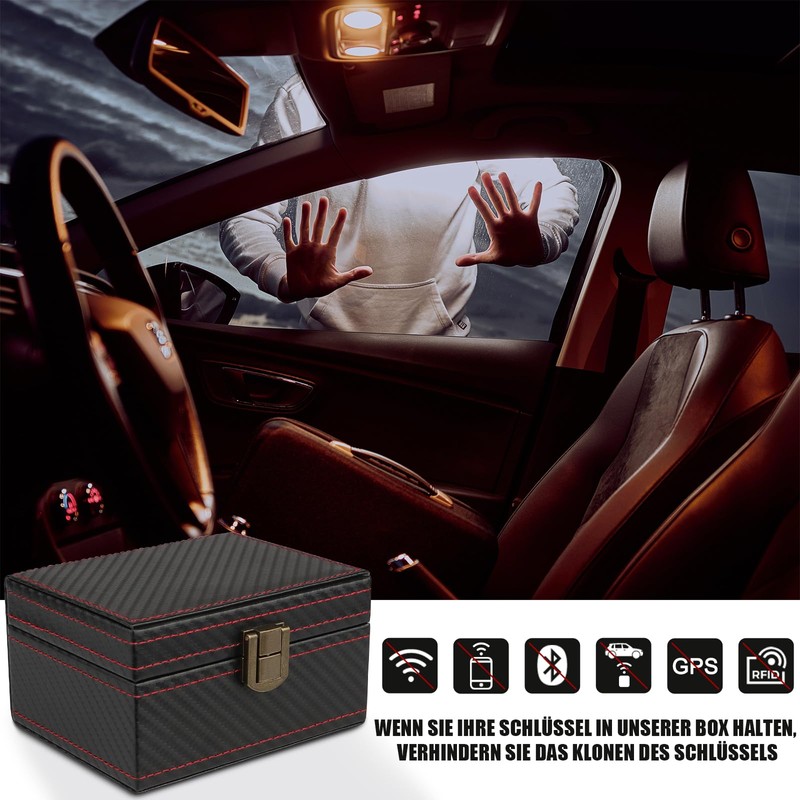 Diyife Car Key Faraday Box, Keyless Go Protection Car Key