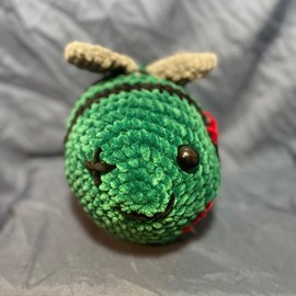 Crochet Zom-Bee - Color: Blue and Black