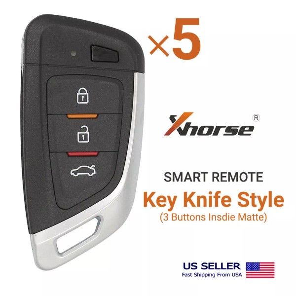 Xhorse 5× Xhorse Smart Proximity Remote Key Knife Style Matte