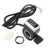 6 Wire Thumb Throttle with ON/OFF Switch Battery Indicator 22mm