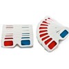 Guijinhao 50 Pairs 3D Paper Glasses, Red and Cyan Anaglyph,