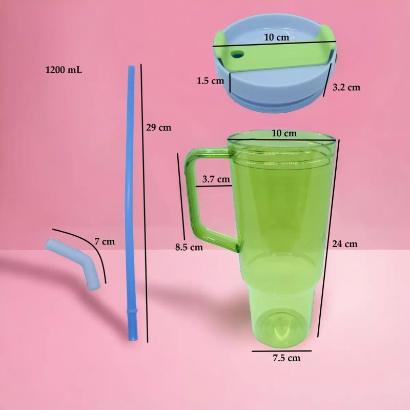 24x7 Vasos 3 Paquete Termo Taza Moderno Fresco Kawaii Moda