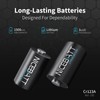 NICEBATT CR123A 3V Lithium Battery, 1500mAh Long-Lasting for Cameras and