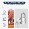SEPOX Lock with Key for Outdoor Garden Lock Waterproof Padlock