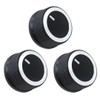 3Pcs A/C Heater Temp Control Knob Fit for GMC Savana