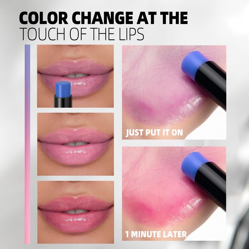 Colour Changing Lip Balm & Cheek Tint - Moisturising Lipstick