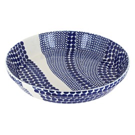 Blue Rose Polish Pottery Zara Pie Plate