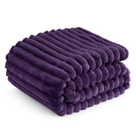 Bedsure Bedsure Purple Twin Blanket for Bed - GentleSoft Cozy Soft Blankets for Women, Cute Large Throws for Girls, 66x90 Inches