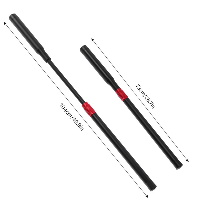 Aluminum Billiards Pool Cues Extension Rod Telescopic Stretch Snooker Accessories(Red