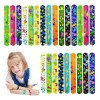 Pulseras De Bofetada Para Niños, 100 Pcs, Pulseras A Presión