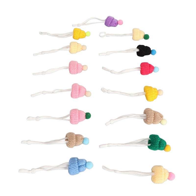 15pcs Small Christmas Knit Hats Exquisite Innovative Cute Stylish Small