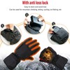 Electric Heated Gloves Polyester Waterproof Battery Powered Winter Heated Gloves