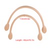 2 Pieces Genuine Leather Bag Handle Handbag Strap Replacement Straps