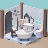 Bandai Haco Room - David's Bathroom Set - 72 Pieces