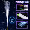 SHQDD 28 PCS Fiber Optic Wands with 3 Light Modes,