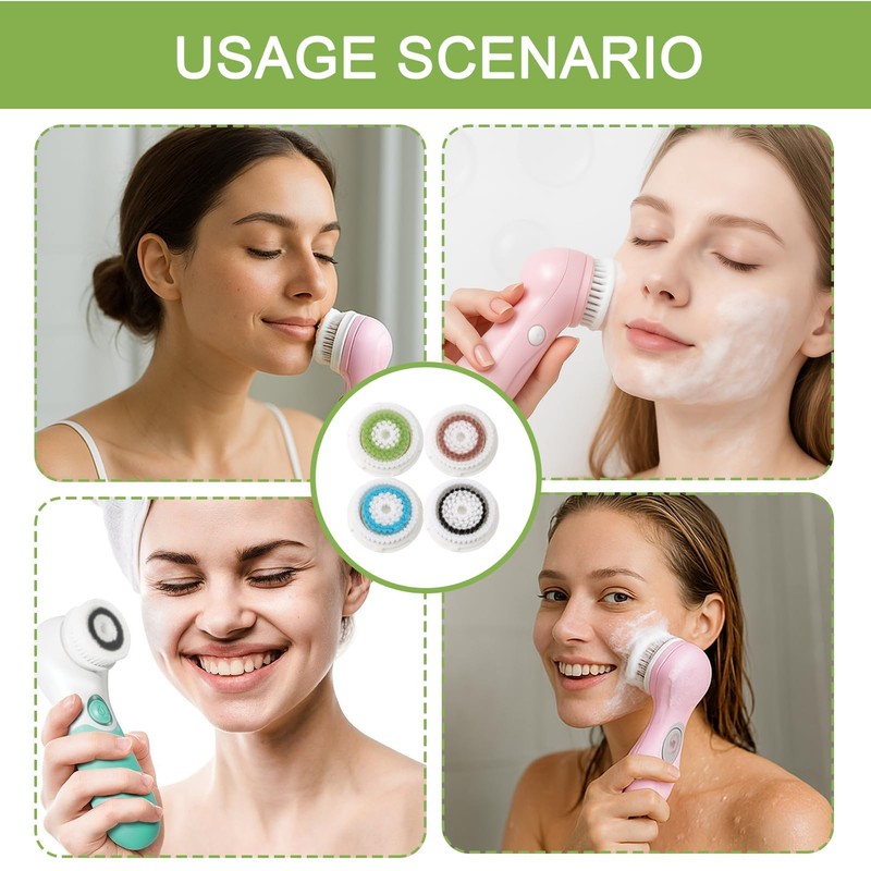 Huybaa Replacement Brush Heads Compatible with Clariso-nic MIA & MIA