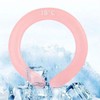 Individually Boxed 3-Color Ice Neck Cooler Neckband - Cool Scarf & Summer Neck Warmer Cool Scarf Pink 3ea
