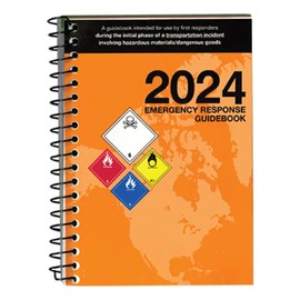 Labelmaster 2024 Emergency Response Guidebook (ERG) Spiral Bound, Full Size, Guide to Help When Responding to Transportation Emergencies Involving Hazardous Materials