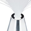 Relaxdays Fibreglass Lamp, Flowing Colour Changing, LED Retro Lamp, Mood