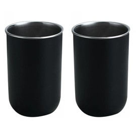 123Arts 2 Pcs Stainless Steel Mouthwash Cups, Tumbler Cup for Bathroom, Bathroom Brushing Cups